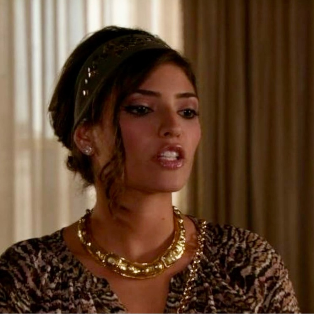 ❤Joie ASO Gossip Girl REVOLE abstract animal Molly silk blue mini dress V-neck S